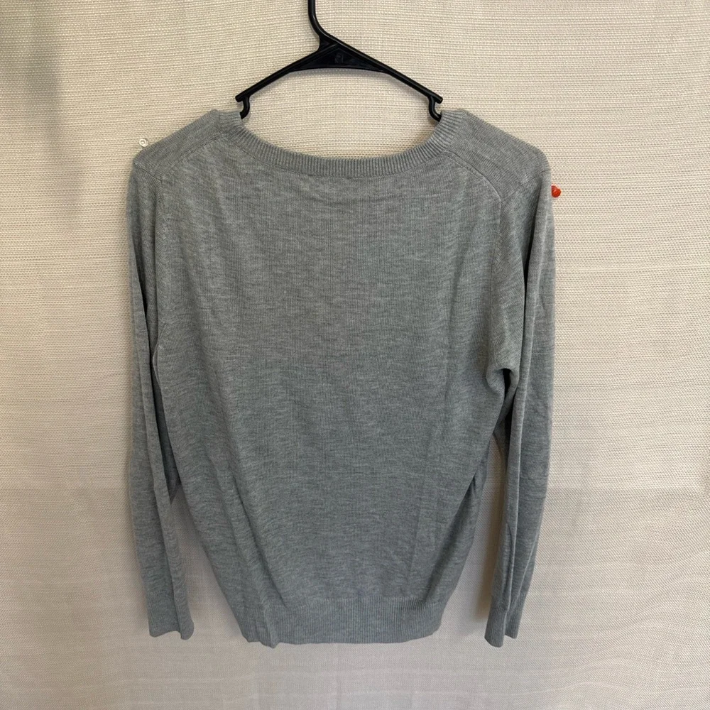 The Limited Gray Embroidered Sweater - Picture 3 of 3